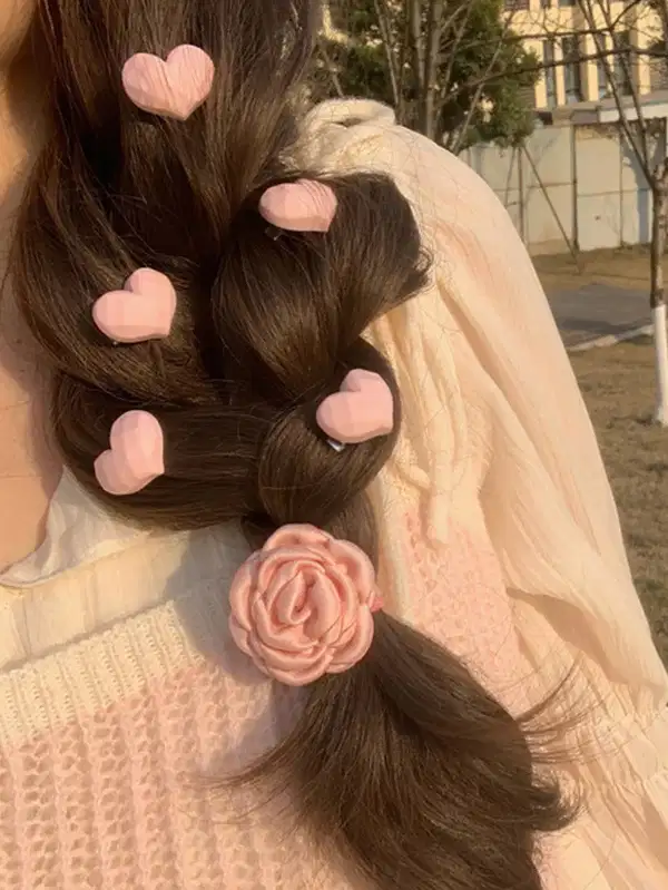 Assorted Pink Hair Clips - Headpieces