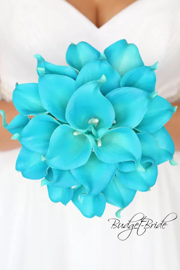 Blue Calla Lily Bouquet - Ramos