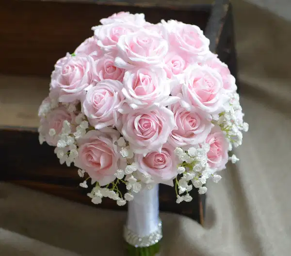 Pale Pink Rose Bouquet, - Ramos