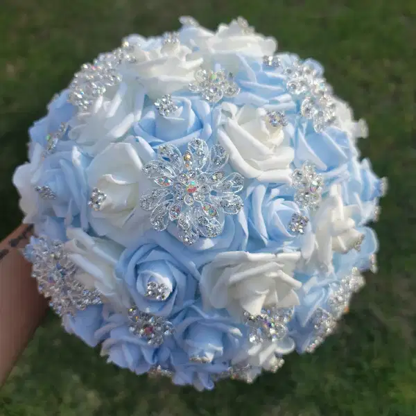 Bahama Blue and White Bouquet - Ramos