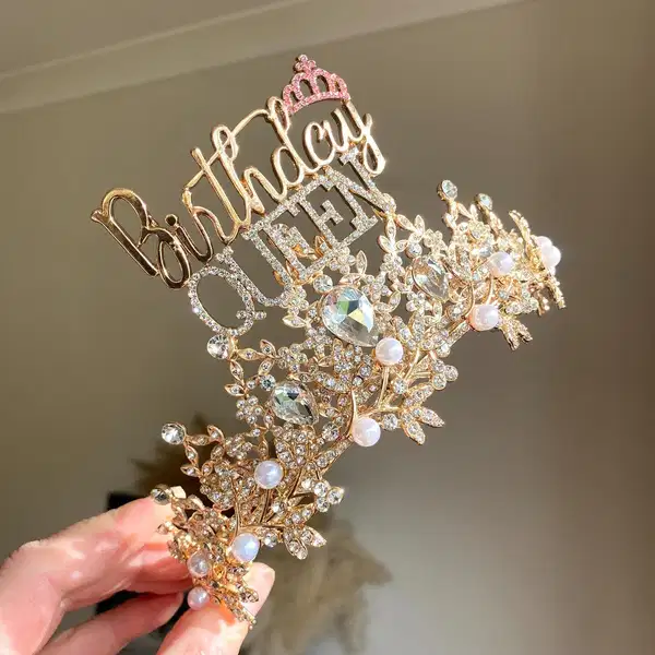 Mis Quince Birthday Queen Tiara Crown - Headpieces