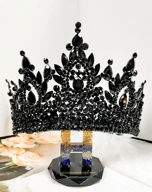 Midnight Magic Quince Crown - Headpieces