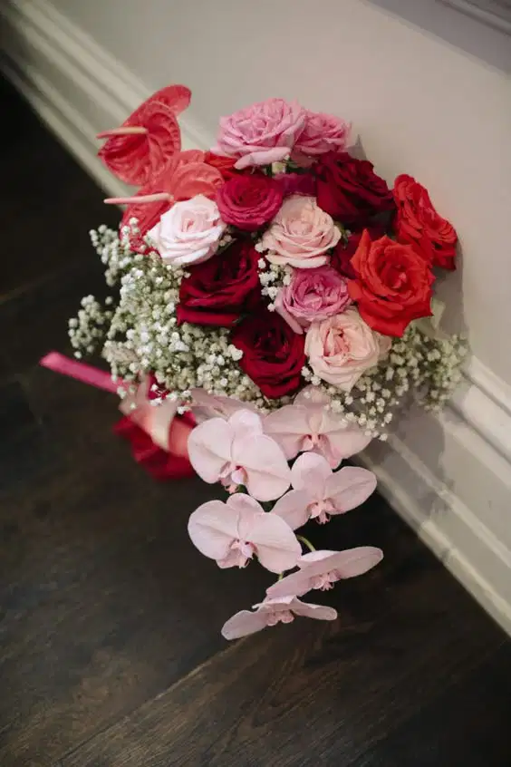 Red and Pink Blossom Bouquet - Ramos