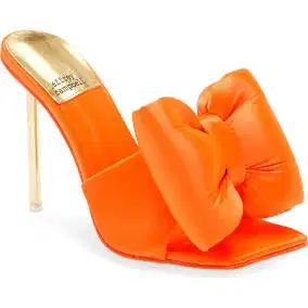 Citrus Bow Stiletto Mule Sandal - Shoes
