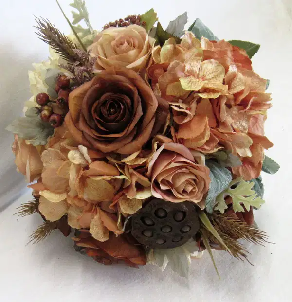 Cream and Rust Wild Flower Bouquet - Ramos