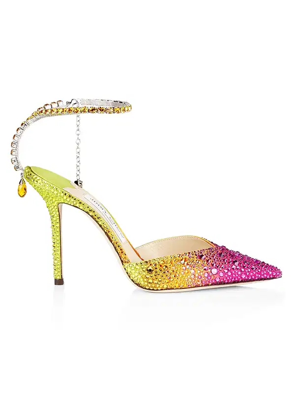 Silva Rhinestone Embellished Pumps In Ombre - Shoes
