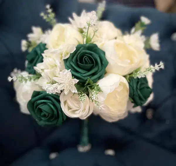Stacy Emerald Green White Floral Bundle - Ramos