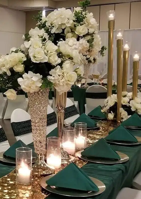 Emerald and Gold Decor - Party Vibes