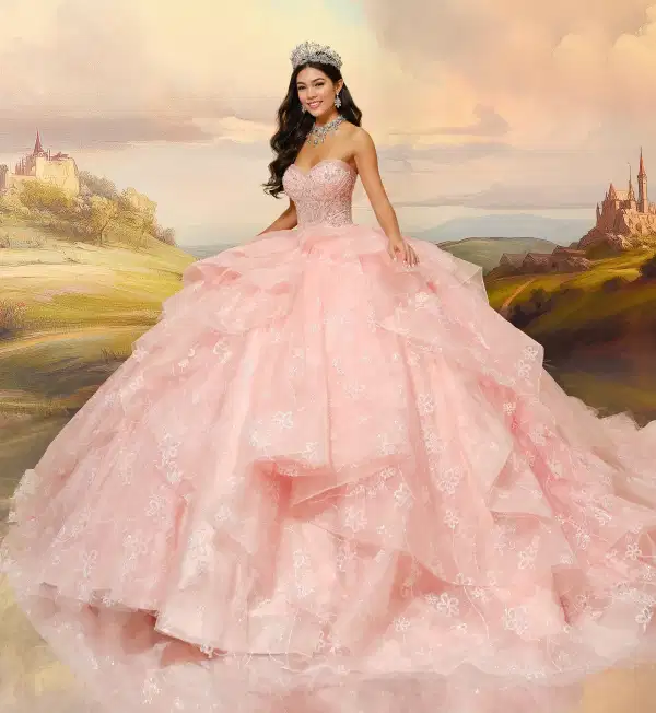 Princesa Gown in Rose Pink - Dresses