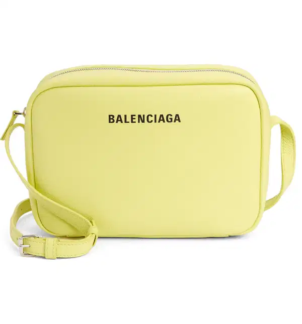 Everyday Yellow Calfskin Leather Bag - Purses
