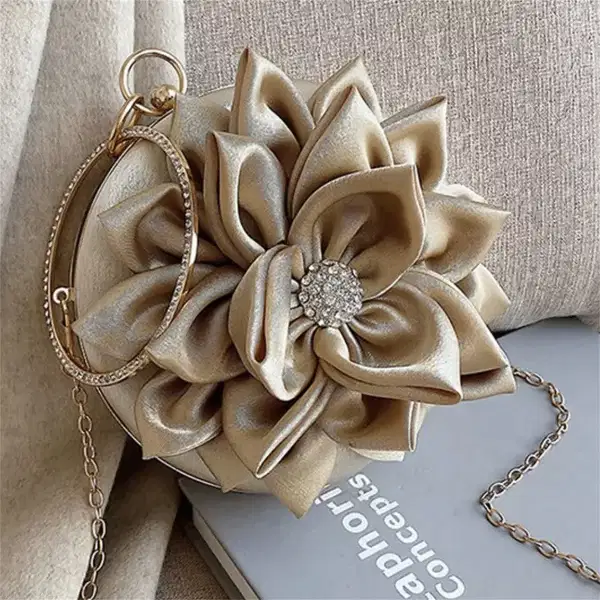 Champange Rose Wristlet Purse - Purses