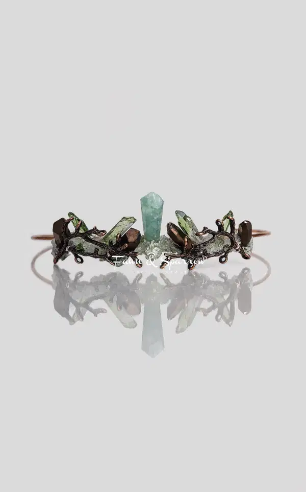 Forest Fairy Crystal Crown - Headpieces