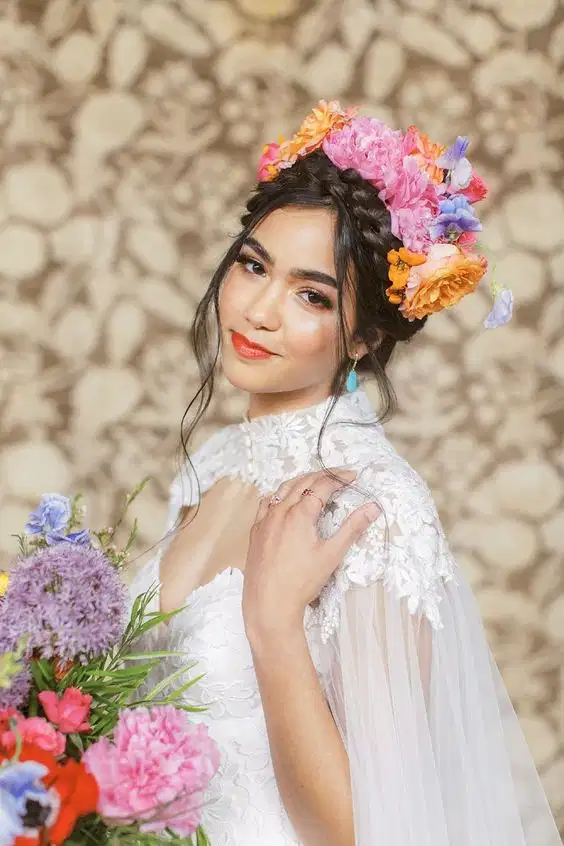 Frida Kahlo Floral Party Crown - Headpieces