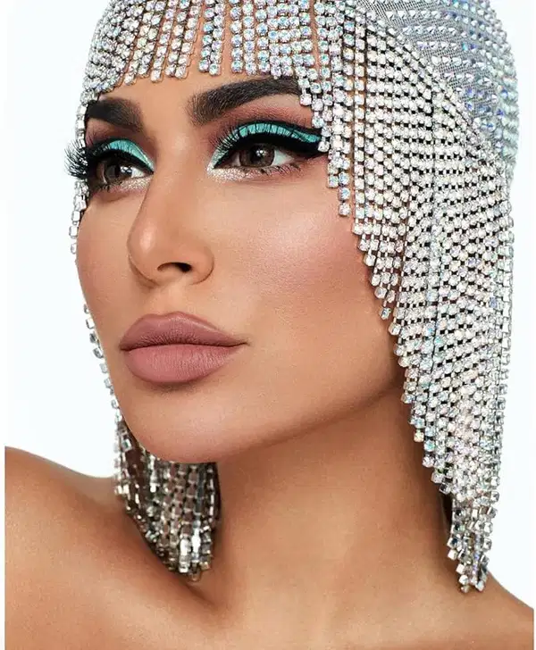 Gatsby Inspired Rhinestone Cap - Headpieces