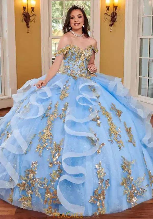 Gold Cinderella Gown - Quinceañera Dresses
