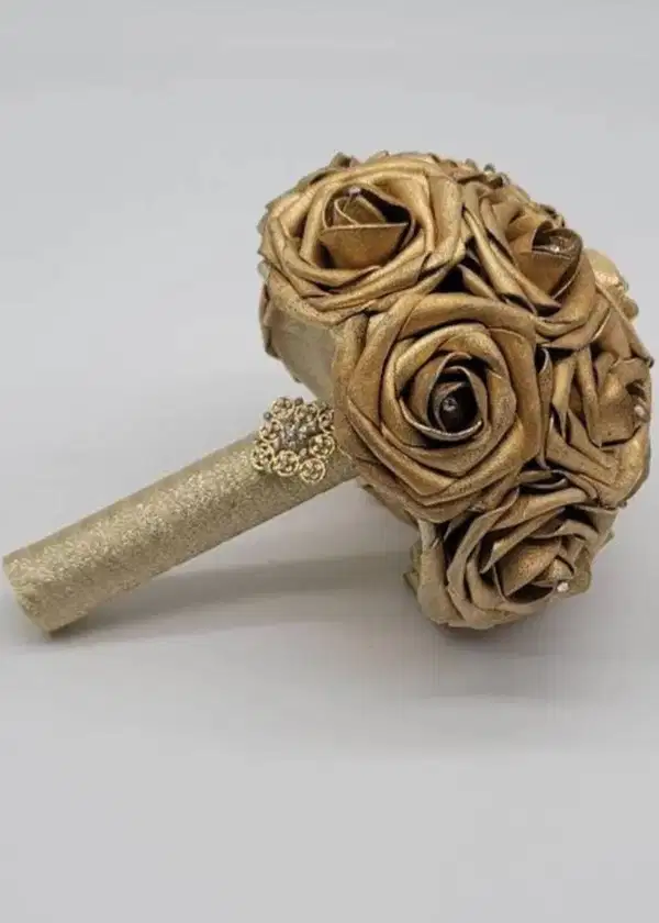 Golden Glitter Rose Bouquet - Ramos