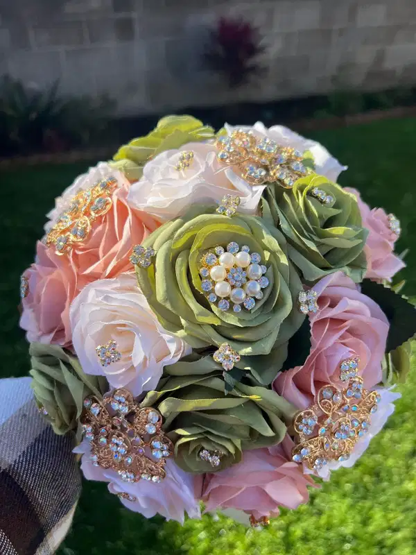 Green Pink Fairy Bouquet - Ramos