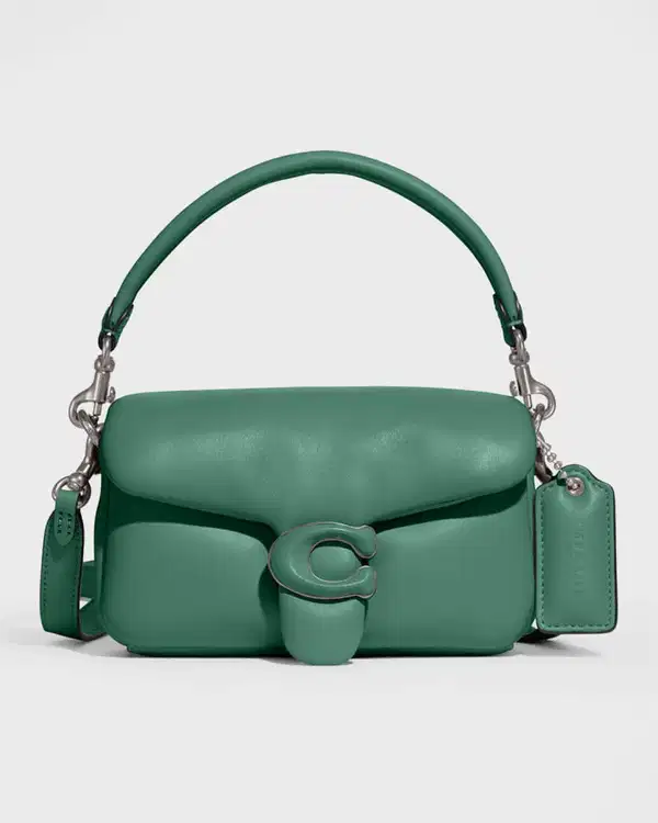 Coach Green Tabby Leather Shoulder Bag - Purses