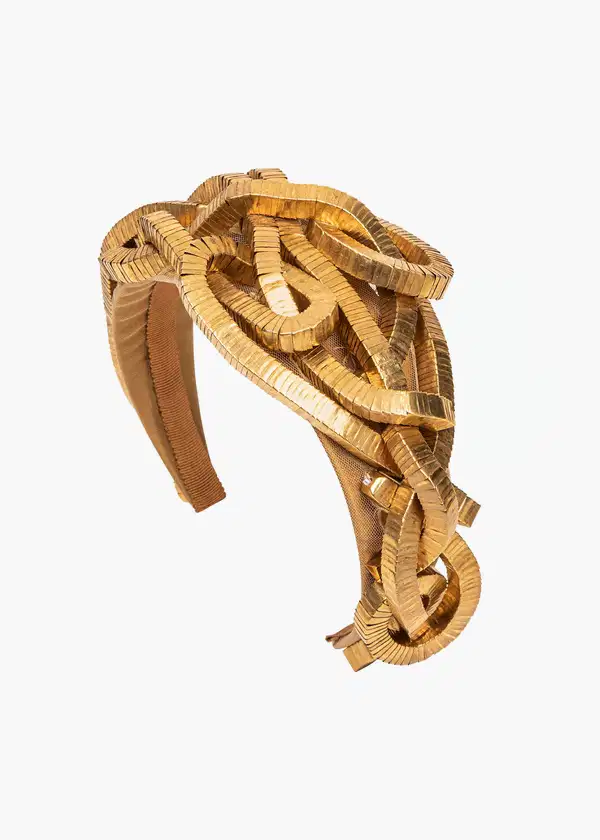 Brown Wooden Calypso Headband - Headpieces