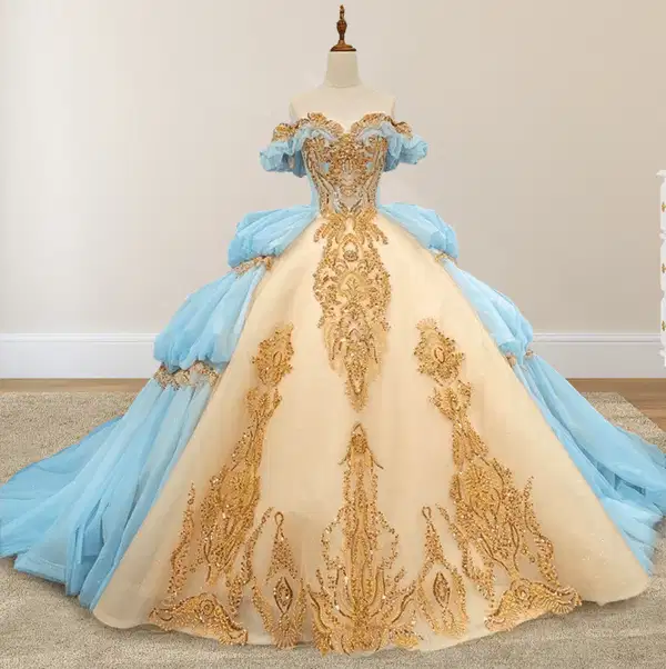Princess Off-the-shoulder Quinceanera Dress - Dresses