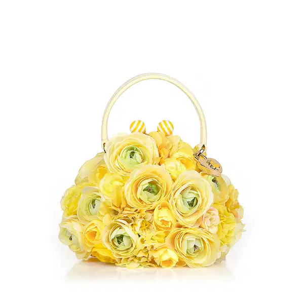 Lemon Pop Mini Flower Bag - Purses