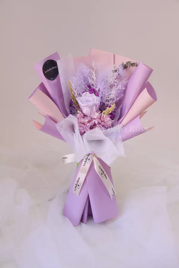Mauve Dried Flower Bouquet - Ramos