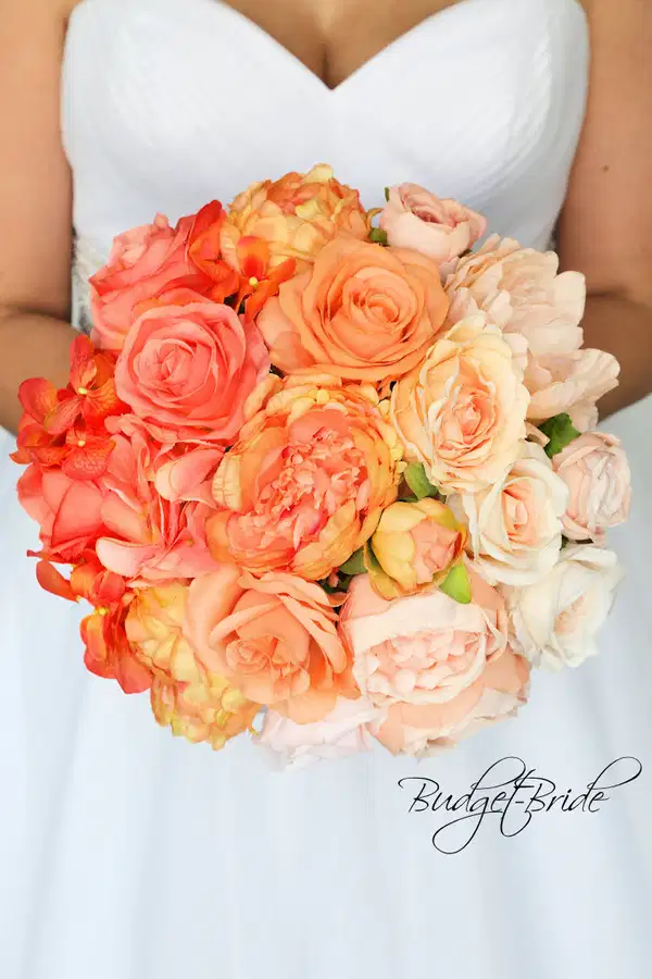 Orange Peach Floral Delight - Ramos