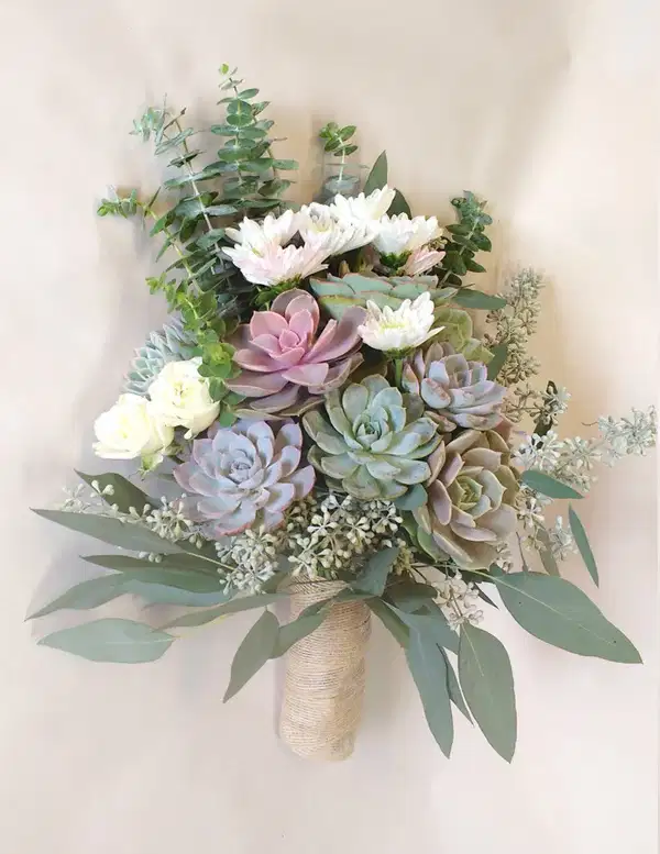 Lush Green Succulent Bouquet - Ramos