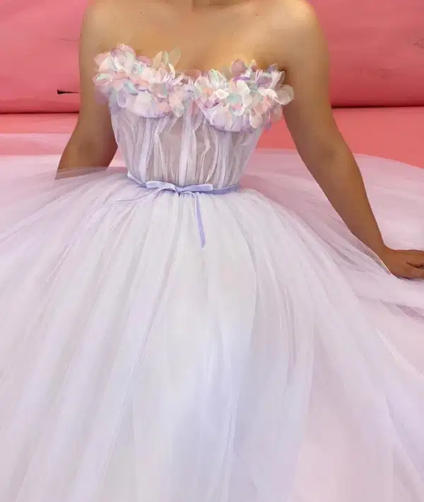 Lilac Purple Mist Gown - Dresses