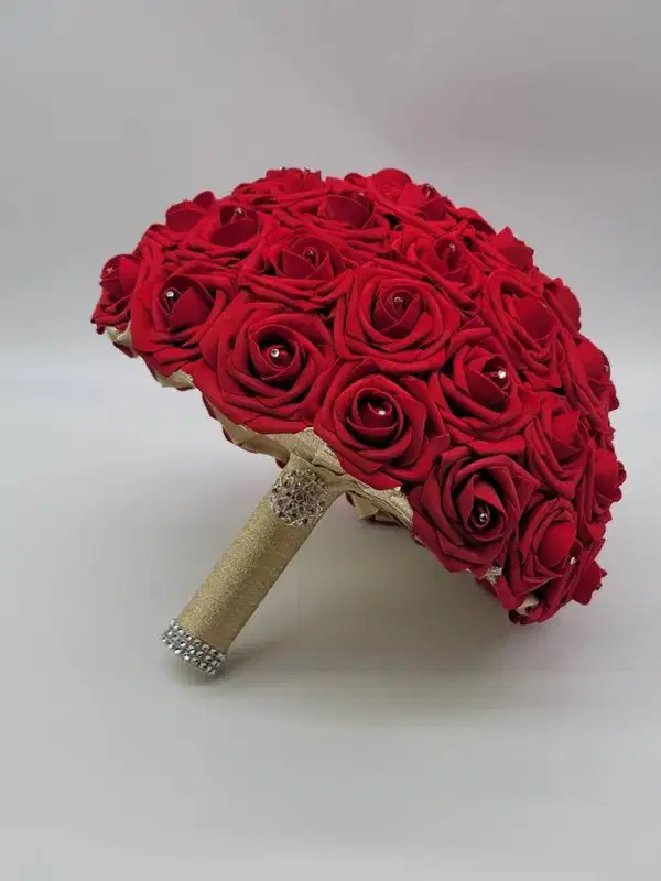 Red and Gold Floral Bouquet - Ramos