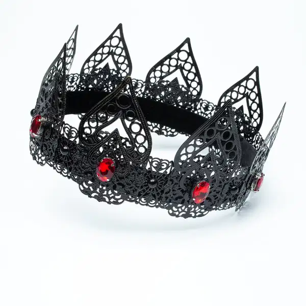Chambelane Black Gothic Crown - Headpieces