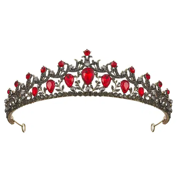 Red Gothic Tiara - Headpieces