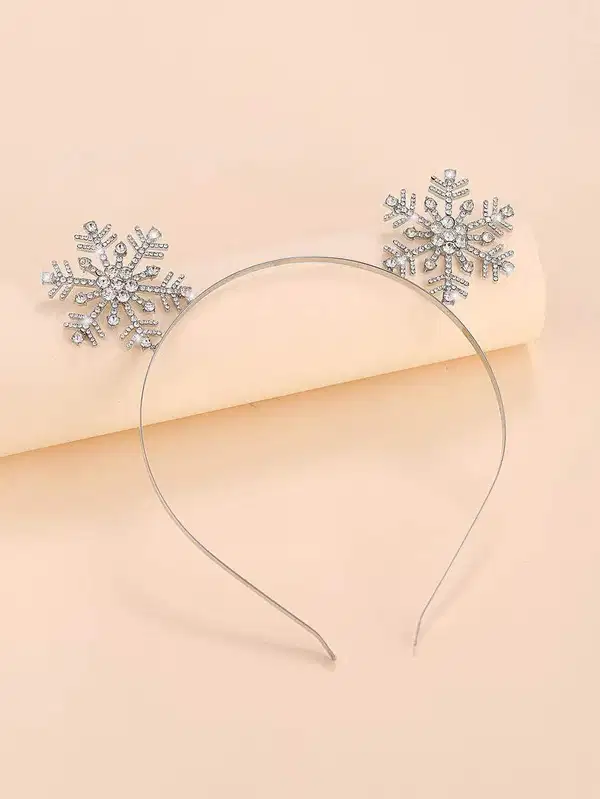Snowflow Rhinestone Headband - Headpieces
