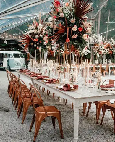 Rose Gold Accents Venue - Party Vibes