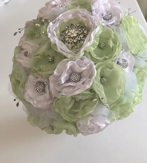 Sage White Silver Bouquet - Ramos
