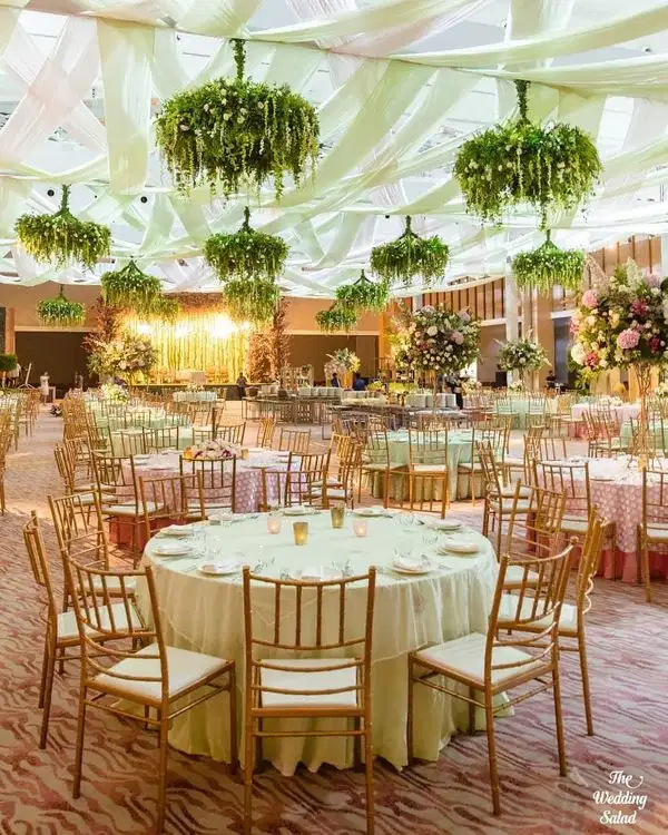 Shades of Green and Pastel Pink - Party Vibes