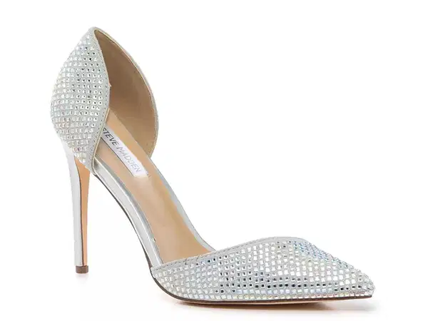 Sleek Silver Stilettos - Shoes