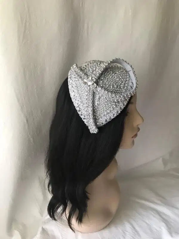 Silver Fascinator Vintage Style - Headpieces