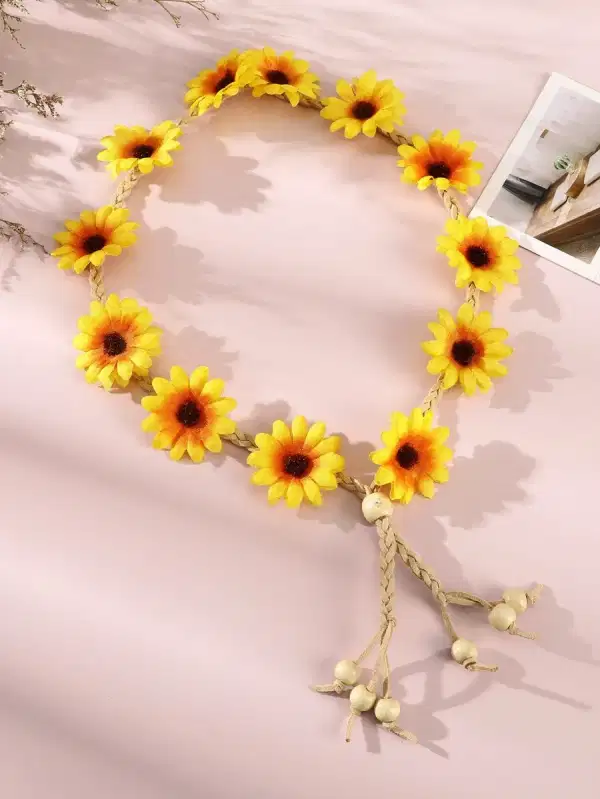 Sunflower Hair Band - Quinceañera Headpieces