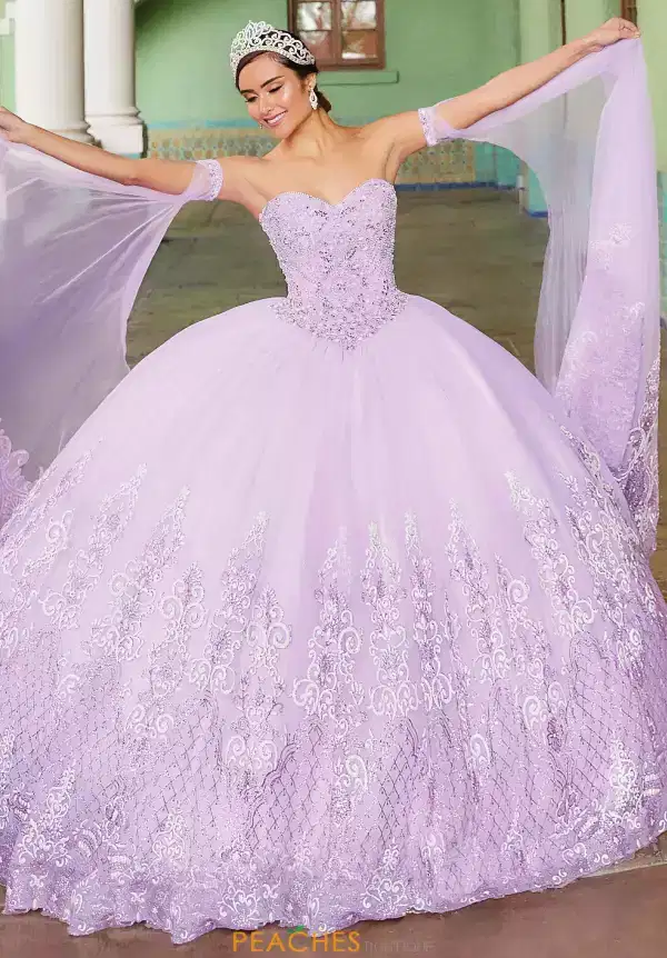 Sweetheart Lavender Flowy Gown - Dresses