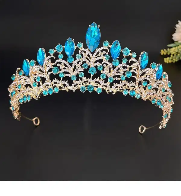 Sky Sparkle Mis Quince Tiara - Headpieces
