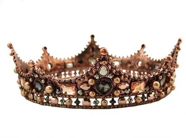 Vintage Crown in Golden Browns - Headpieces