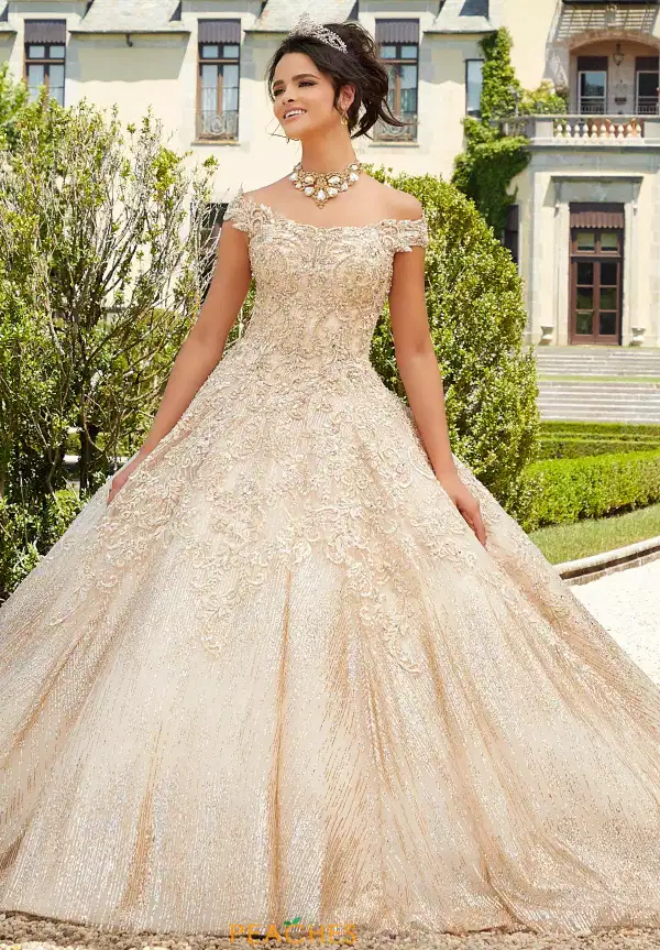 Vizcaya Shimmering in Champagne Gold - Dresses
