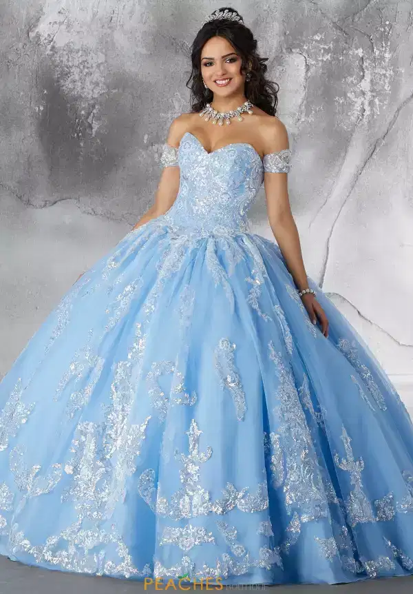 Sky Blue Vizacaya Gown - Dresses