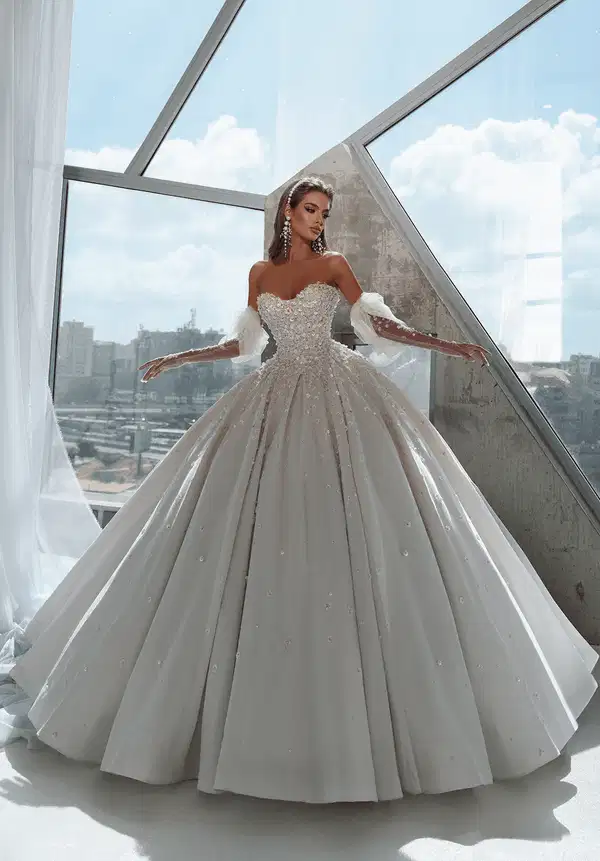 White Quince Princess Gown - Dresses