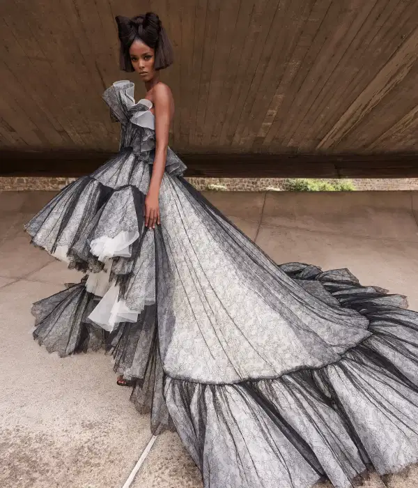 Giambattista Valli Grey Couture - Dresses