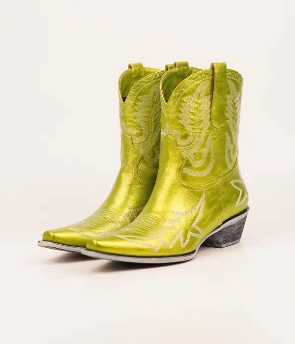 Lime Green Boots - Shoes