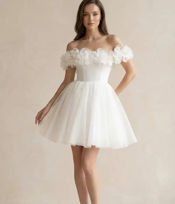 Sweet 15 Tulle Mini Dress - Dresses