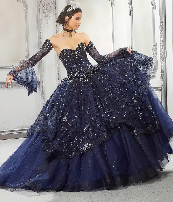 Royal Blue Vizcaya Quinceanera - Dresses