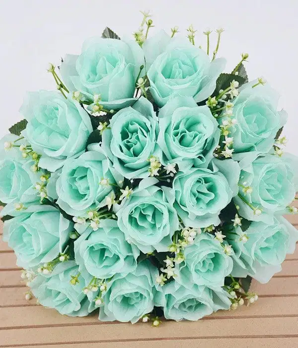 Sky Blue Rose Bouquets - Ramos